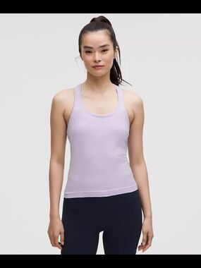 lululemon athletica Light Lavender Racerback Sports Tank